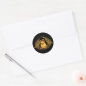 Sticker Rond Tux Penguin - (Linux, Open Source, Copyleft, FSF) (Enveloppe)