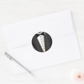 Sticker Rond Tuxedo totalement formel (Enveloppe)
