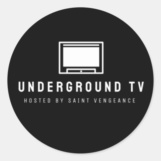 STICKER ROND TV SOUTERRAINE (Devant)