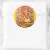 Sticker Rond twang twang twang (Sac)