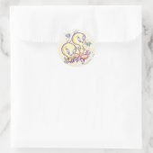 Sticker Rond TWEETY™ avec Gems (Sac)