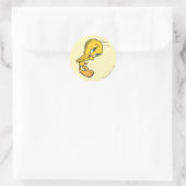 Sticker Rond TWEETY™ Bashful (Sac)