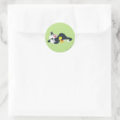 Sticker Rond TWEETY™ en pose d'action 14 (Sac)