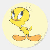 Sticker Rond TWEETY™ Hmm (Devant)