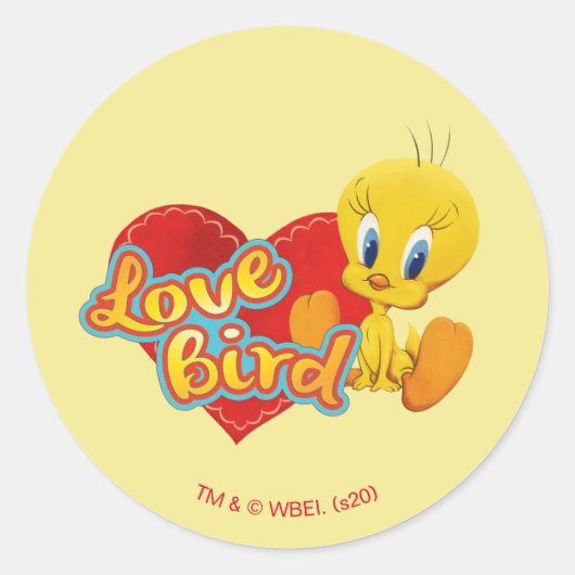 Sticker Rond TWEETY™ - Inséparable (Devant)