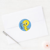 Sticker Rond TWEETY™ | Oiseau Malin (Enveloppe)