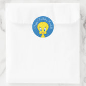 Sticker Rond TWEETY™ | Petit oiseau innocent (Sac)