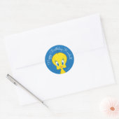 Sticker Rond TWEETY™ | Petit oiseau innocent (Enveloppe)