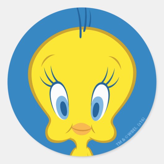 Sticker Rond TWEETY™ | Petit oiseau innocent (Devant)