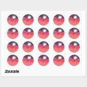 Sticker Rond Twilight urbain (Feuille)