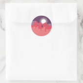 Sticker Rond Twilight urbain (Sac)