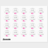 Sticker Rond Twin Girls (Feuille)