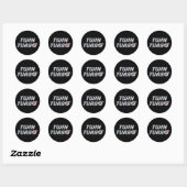 Sticker Rond Twin Turbo (Feuille)