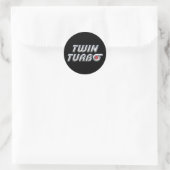 Sticker Rond Twin Turbo (Sac)