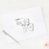 STICKER ROND TWINK (Enveloppe)
