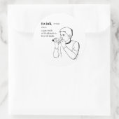 STICKER ROND TWINK (Sac)