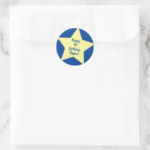 Sticker Rond Twinkle Little Star Cute 1er Anniversaire Thème de (Sac)