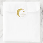 Sticker Rond Twinkle petit Star Gold Parties scintillant Moon S (Sac)