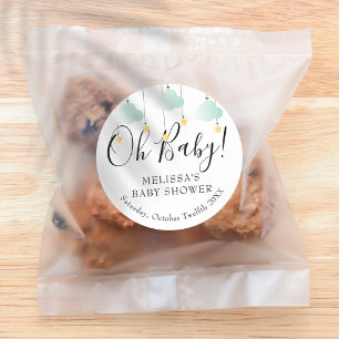 Sticker Rond Twinkle scintille petite étoile Oh Baby baby showe