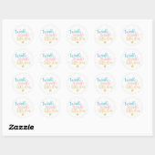 Sticker rond Twinkle Twinkle Little Star (Feuille)