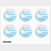Sticker Rond Twinkle, Twinkle Little Star - Baby Boy (Feuille)