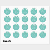 Sticker Rond Twinkle Twinkle Ready To POP Baby shower (Feuille)
