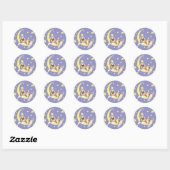 Sticker Rond Twinkle Twinkle Shih Tzu (Feuille)