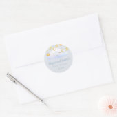 Sticker Rond Twinkle Twinkle Stars Sprinkle Cloud Baby shower (Enveloppe)