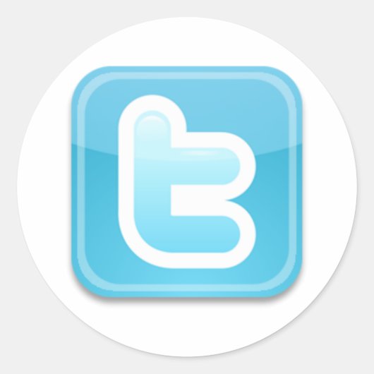 Sticker Rond Twitter ! (Devant)