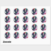 Sticker Rond Two Sides (Feuille)