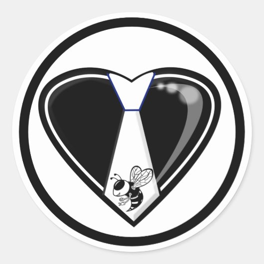 STICKER ROND TYBEE LOVE (Devant)