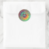 Sticker Rond Tyedye spirituel (Sac)