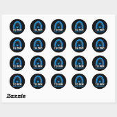 Sticker Rond Type 1 (Feuille)