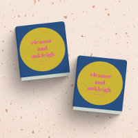 Typographie audacieuse rose vif Jaune Mariage mode