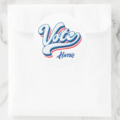 Sticker Rond Typographie des élections (Sac)