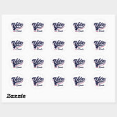 Sticker Rond Typographie des votes - Élections (Feuille)