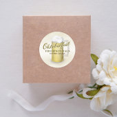 Sticker Rond Typographie Script tendance Oktoberfest Bière