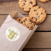 Sticker Rond Typographie Script tendance Oktoberfest Bière