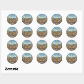 Sticker Rond Tyrol Autriche (Feuille)
