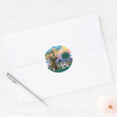 Sticker Rond Tzus (quatre) (Enveloppe)
