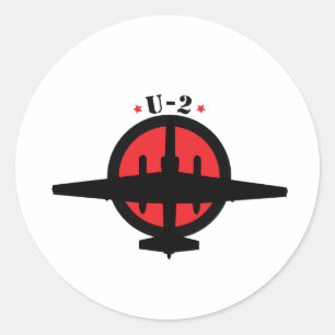 Sticker Rond U-2 Dragonlady