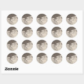 Sticker Rond U est pour parapluie (Feuille)