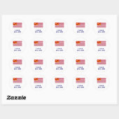 Sticker Rond U.S.S.A.est. 2009 (Feuille)
