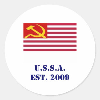 Sticker Rond U.S.S.A.est. 2009