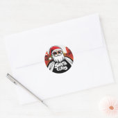 Sticker Rond Ubran Père Noël 6 (Enveloppe)