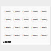 Sticker Rond Ubuntu Linux Open Source (Feuille)