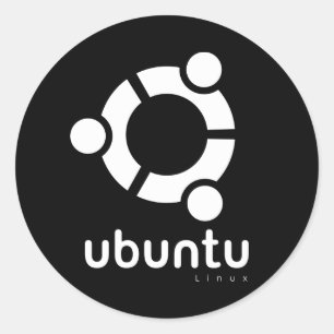 Sticker Rond Ubuntu Linux Open Source