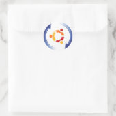 Sticker Rond ubuntu-update (Sac)