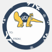 Sticker Rond UC Irvine | Anteaters UCI (Devant)