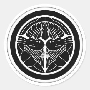Sticker Rond Uesugi Clan Kamon